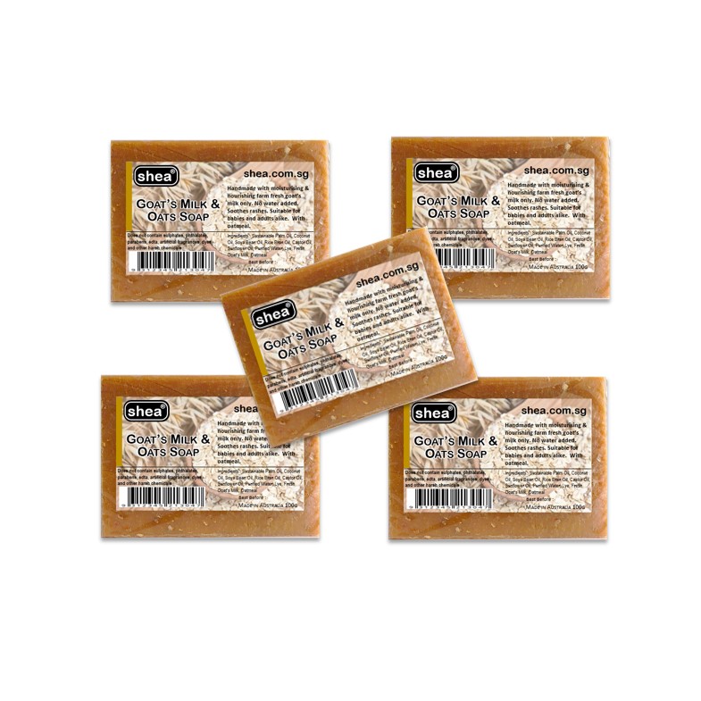 Goat's Milk & Oatmeal Soap 100g 5Pack (SSS) - Image 2