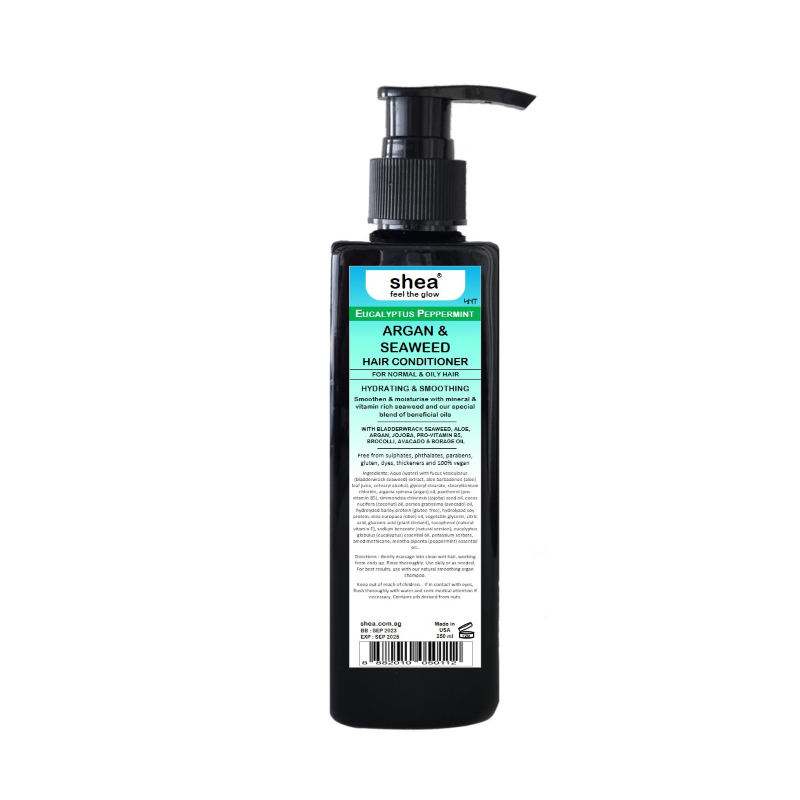 Argan Oily Scalp Conditioner - Peppermint 250ml (SBC)