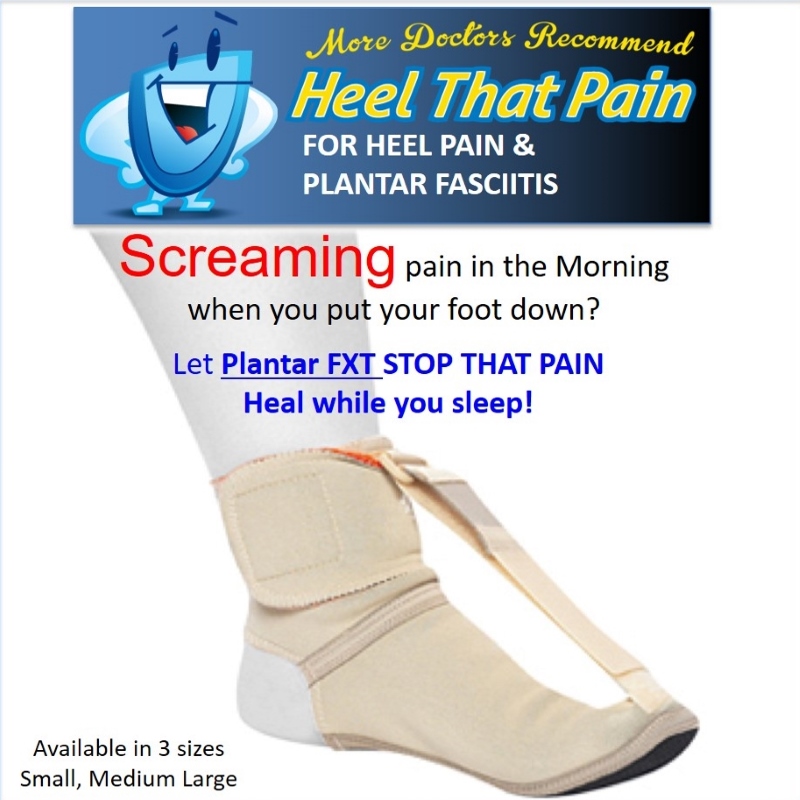 Soft Night Splint for Foot Pain - Medium (HTP)
