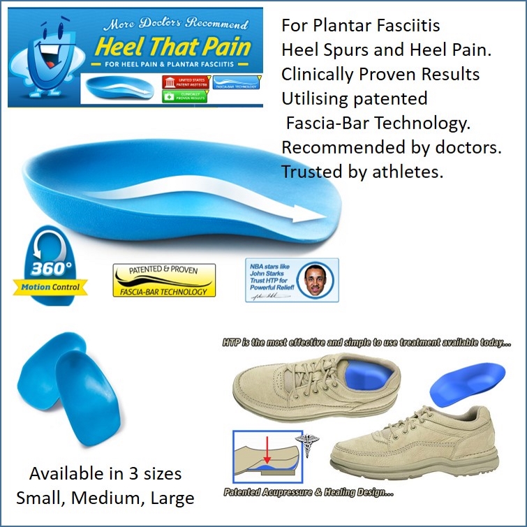 Foot Pain Relief Inserts - Medium (HTP)