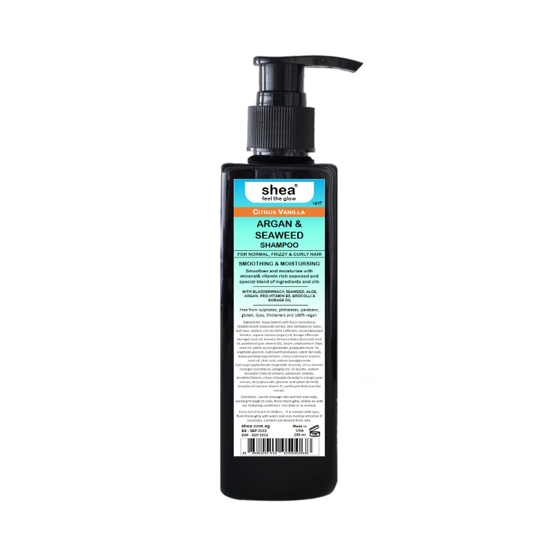 Argan Straightening Shampoo - Citrus Vanilla 250ml (SBC)