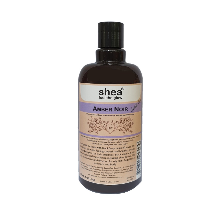 Castile Soap 450ml (SCS) - Amber Noir