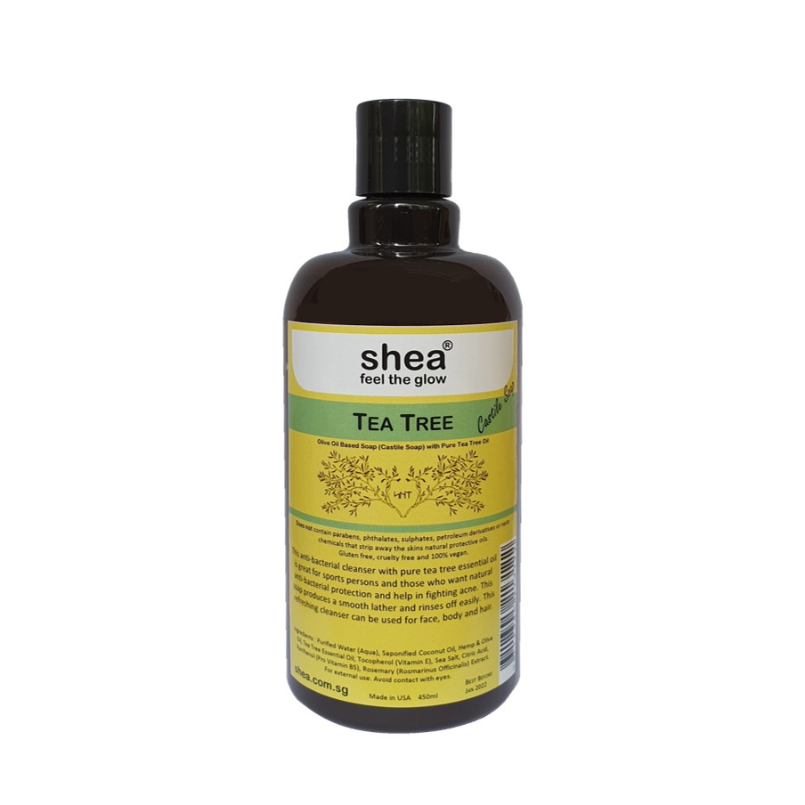 Castile Soap 450ml (SCS) - Tea Tree