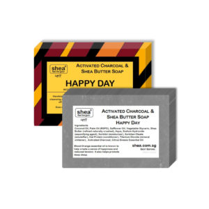 Shea & Charcoal Soap - Happy Day 100g (SAC)